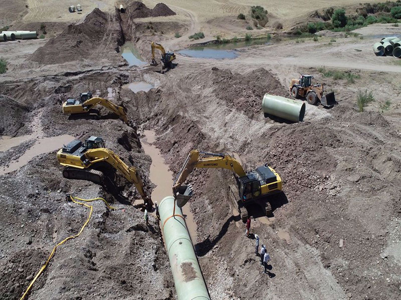 Pamuk&ccedil;ay Barajı Sulaması İkmal İnşaatı İşi
